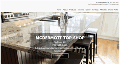 Desktop Screenshot of mcdermotttopshop.com